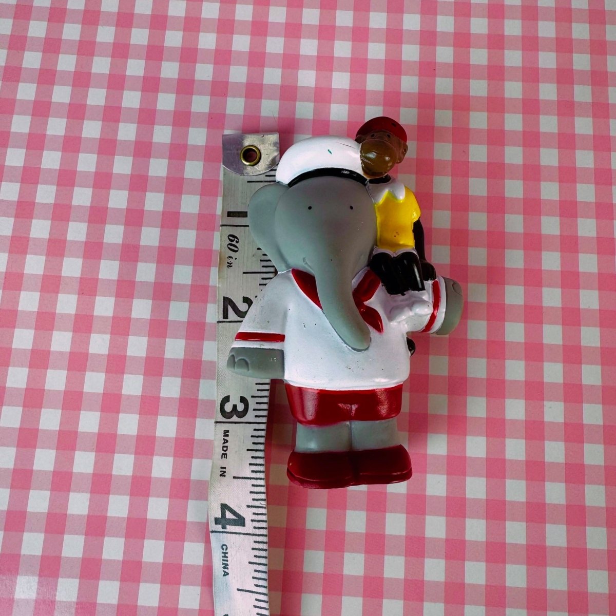 90s Babar the Elephant toy figurine - kids meal promo - Collectible Toys - ThrowbackBuys - Starbunnyvintage