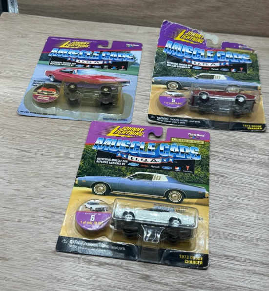 90s Johnny Lightning Muscle Cars USA Limited Editions Lot 3 Dodge Charger - ThrowbackBuys - Northwesttraders