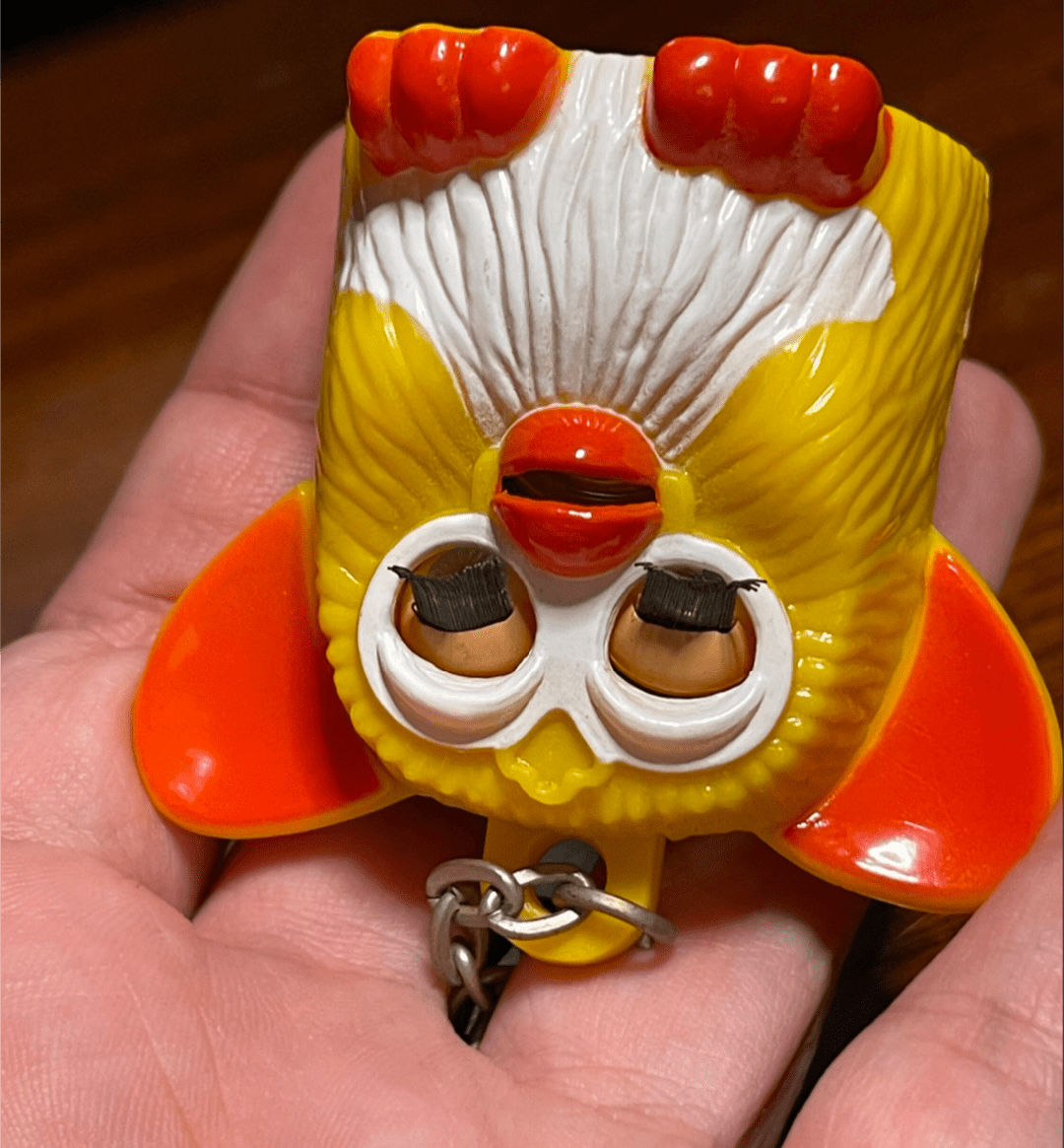 90's Knockoff McDonald's Furby Talking Keychain Yellow Works - Collectible Toys - ThrowbackBuys - Furby Queen