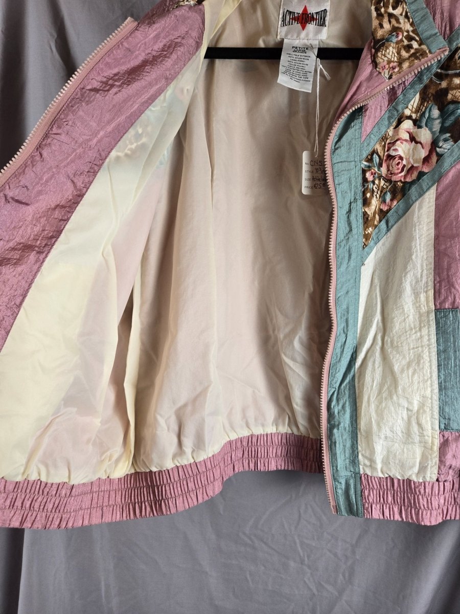 90's pastel wind breaker petite Large - Jackets - ThrowbackBuys - Eclecticcherryreseller