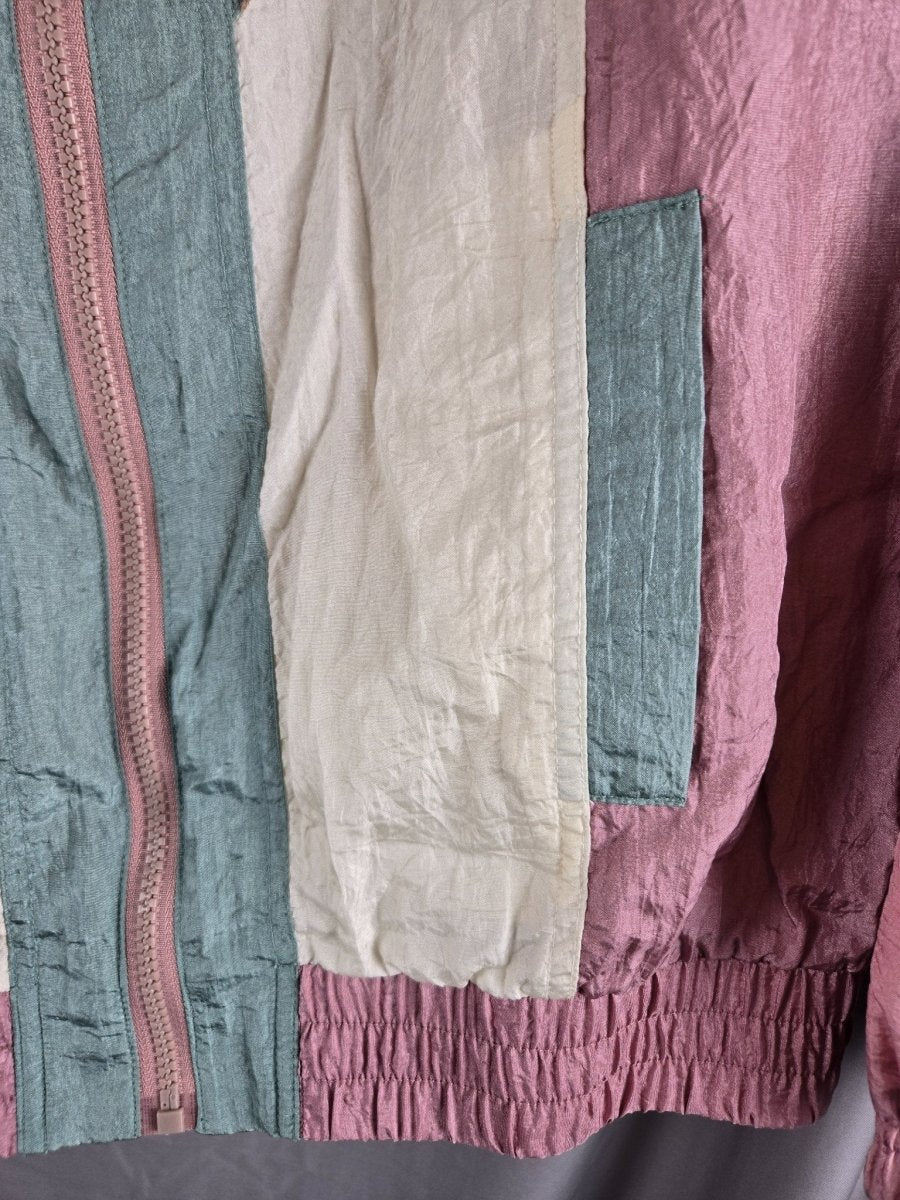 90's pastel wind breaker petite Large - Jackets - ThrowbackBuys - Eclecticcherryreseller