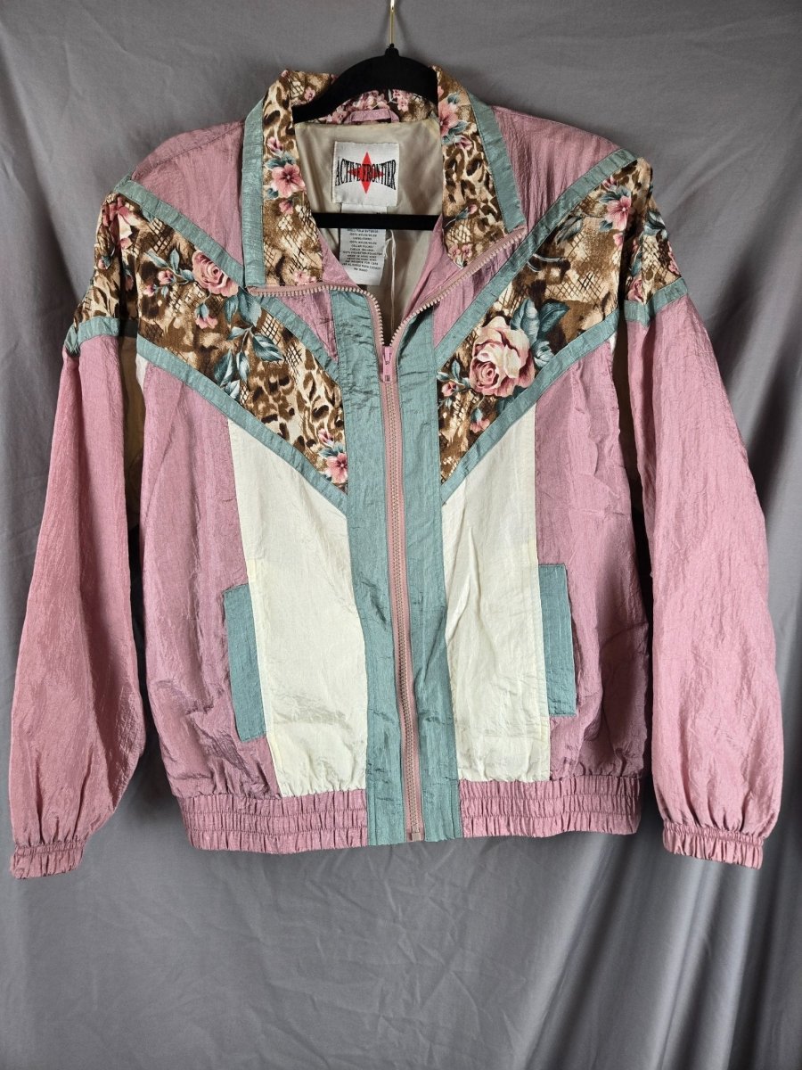90's pastel wind breaker petite Large - Jackets - ThrowbackBuys - Eclecticcherryreseller