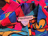 90s Style Funky Rainbow Shapes Cover Up - Long Sleeve T-Shirt - ThrowbackBuys - Shiznit
