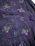 90s Style Purple Floral Midi Corduroy Dress - Dresses - ThrowbackBuys - Shiznit