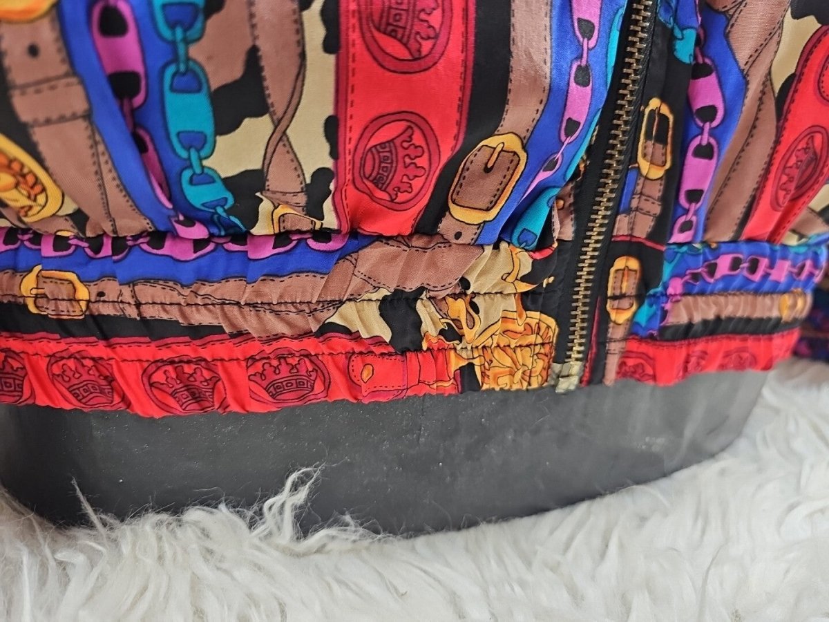 90s/80s - Funky Colorful EVR Windbreaker Jacket Large - Jackets - ThrowbackBuys - The Thrifty Gypsyy Shop