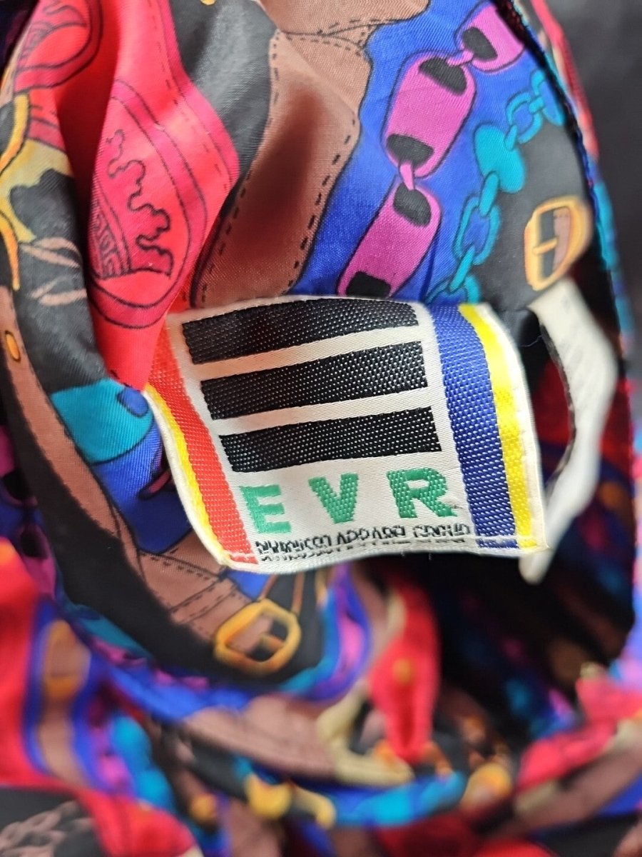 90s/80s - Funky Colorful EVR Windbreaker Jacket Large - Jackets - ThrowbackBuys - The Thrifty Gypsyy Shop