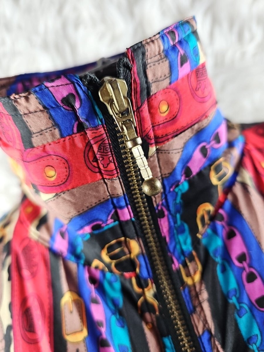 90s/80s - Funky Colorful EVR Windbreaker Jacket Large - Jackets - ThrowbackBuys - The Thrifty Gypsyy Shop