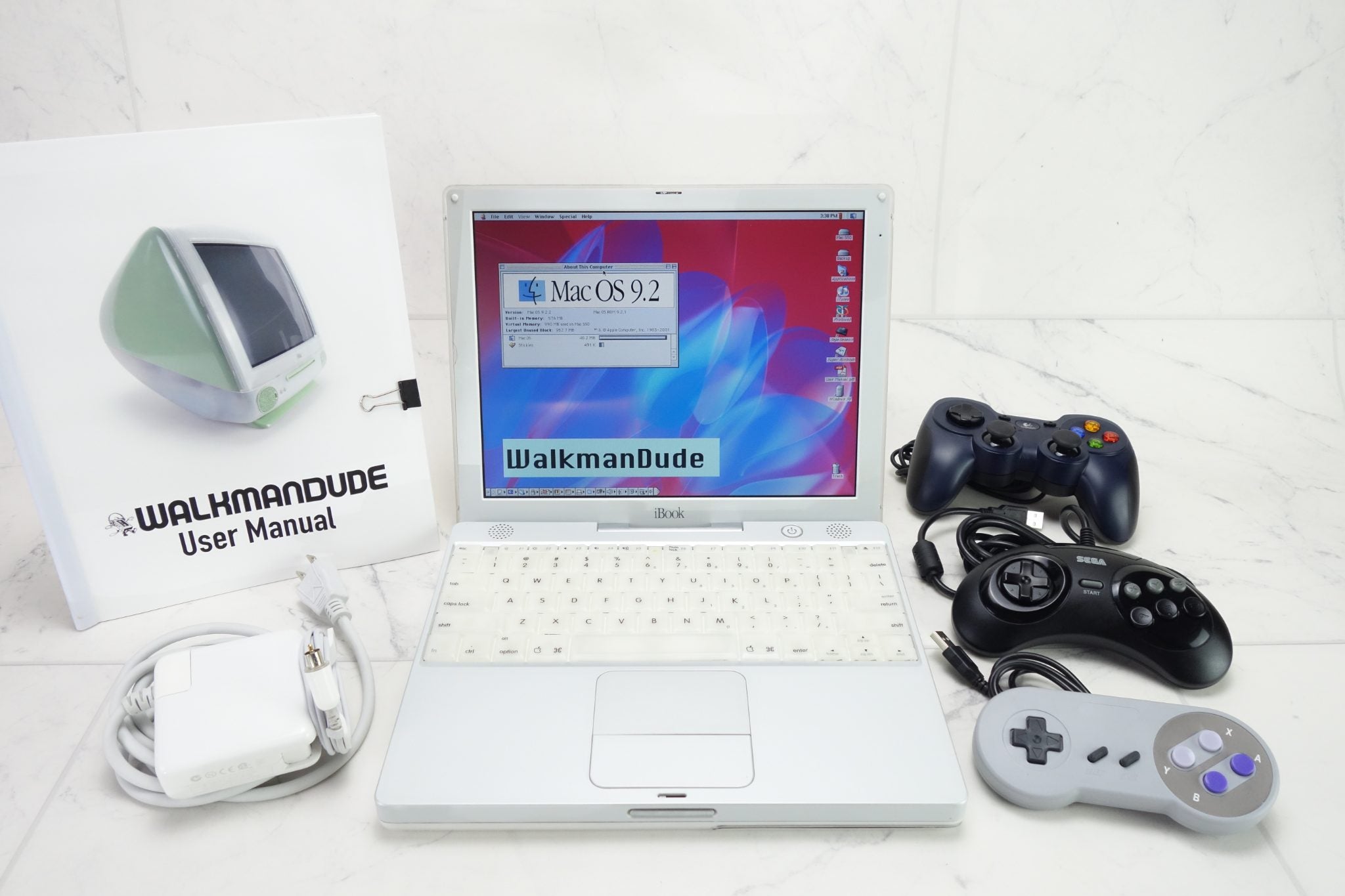 Apple iBook G3 Maxed Out & Loaded - NES SNES SEGA WIN98