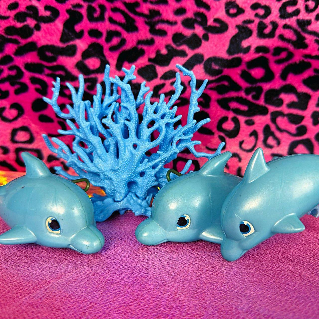 Vintage 90s Dolphin Toy Lot - Mattel Disney Figurines