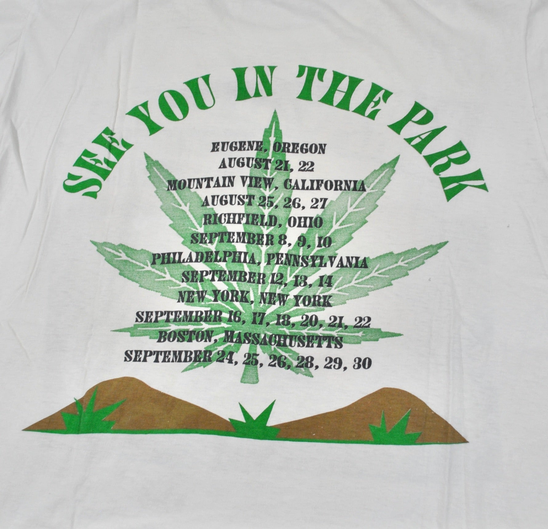 1990s - Universal: Jurassic Park The Stoned Age T-Shirt - Large
