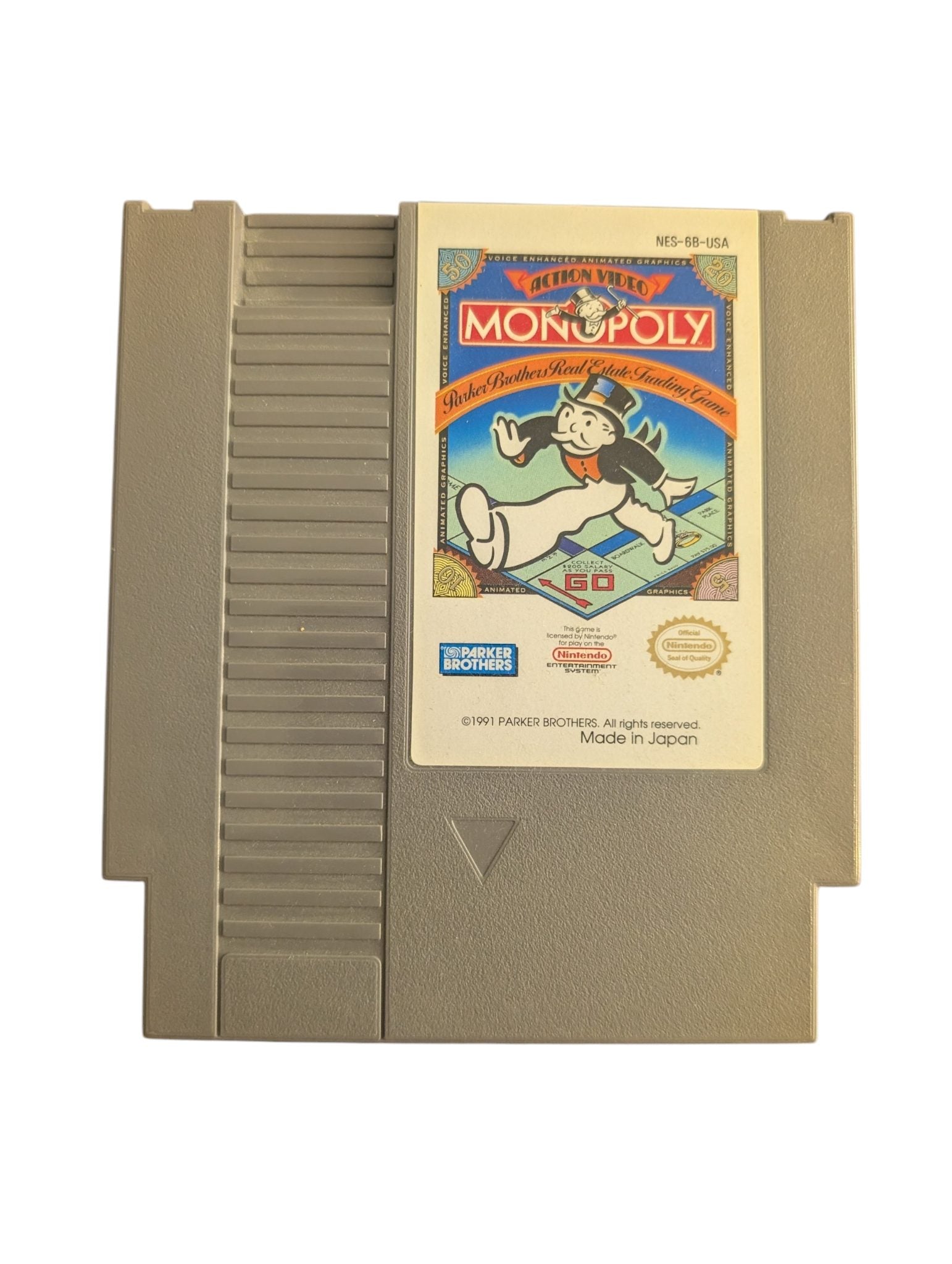 Monopoly - Nintendo Entertainment System (NES) - 1991 -  Tested/Working