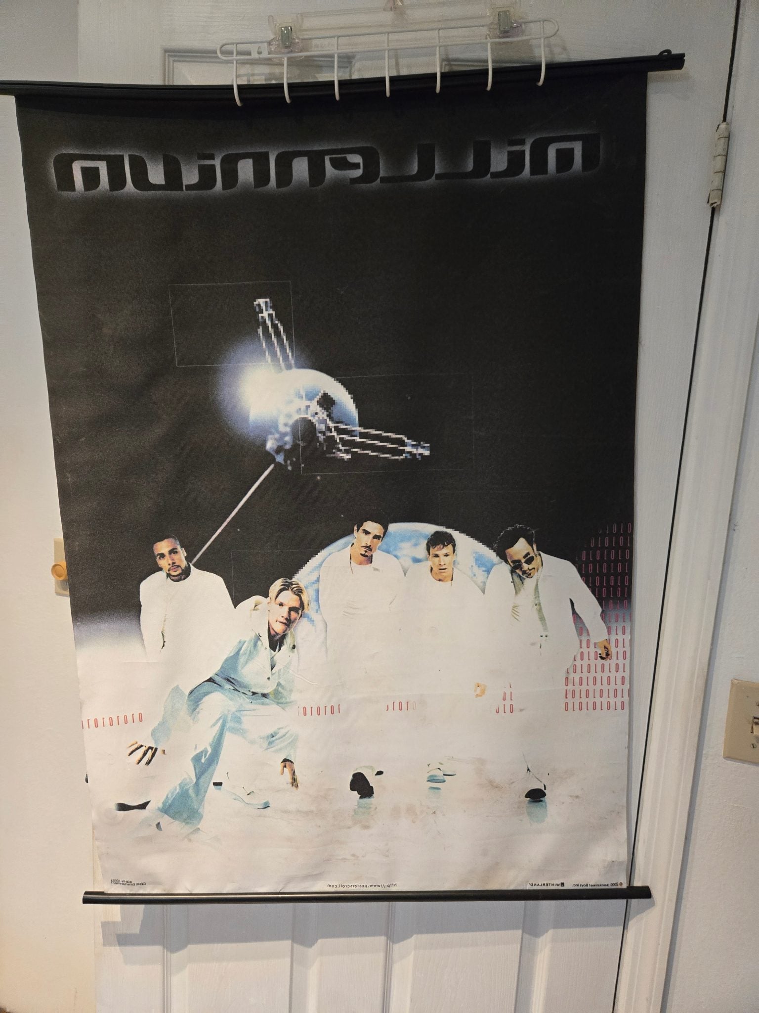 Vintage Y2K Backstreet Boys Millenium Cloth Poster Scroll