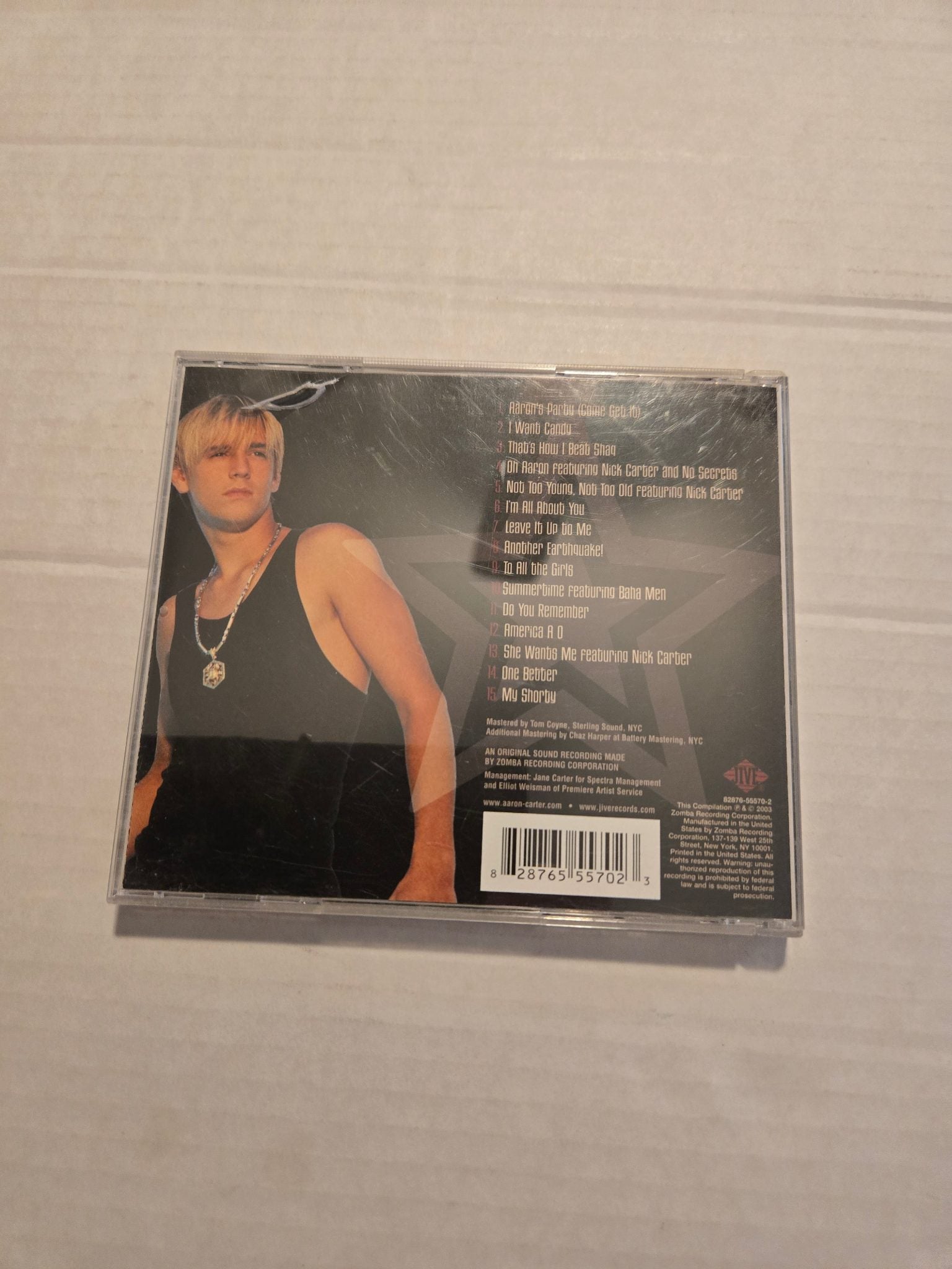 Aaron Carter Most Requested Hits CD