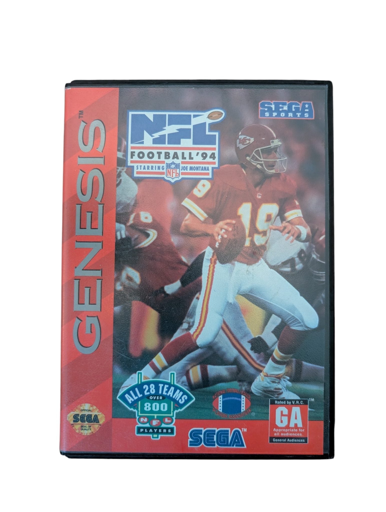 NFL Football '94 Starring Joe Montana - Sega Genesis - (1993) - Complete in Box