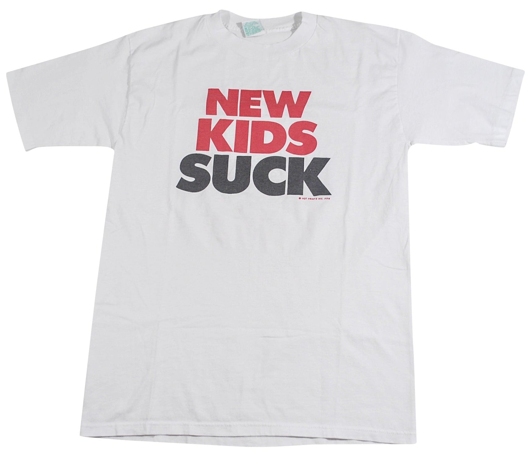 1989 - Yesterday's Attic: New Kids Suck T-Shirt - Unisex Large