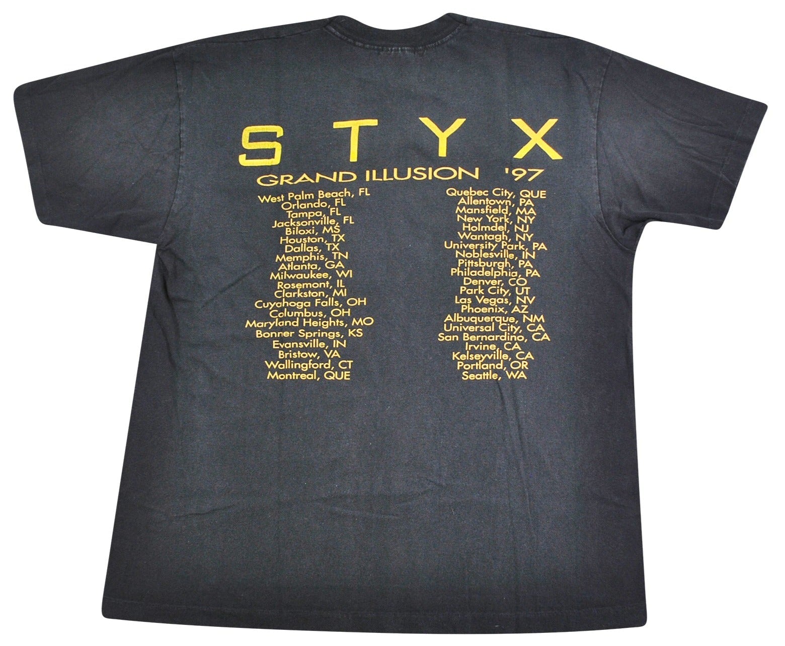 1997 - Styx: Tour Shirt - Unisex XL