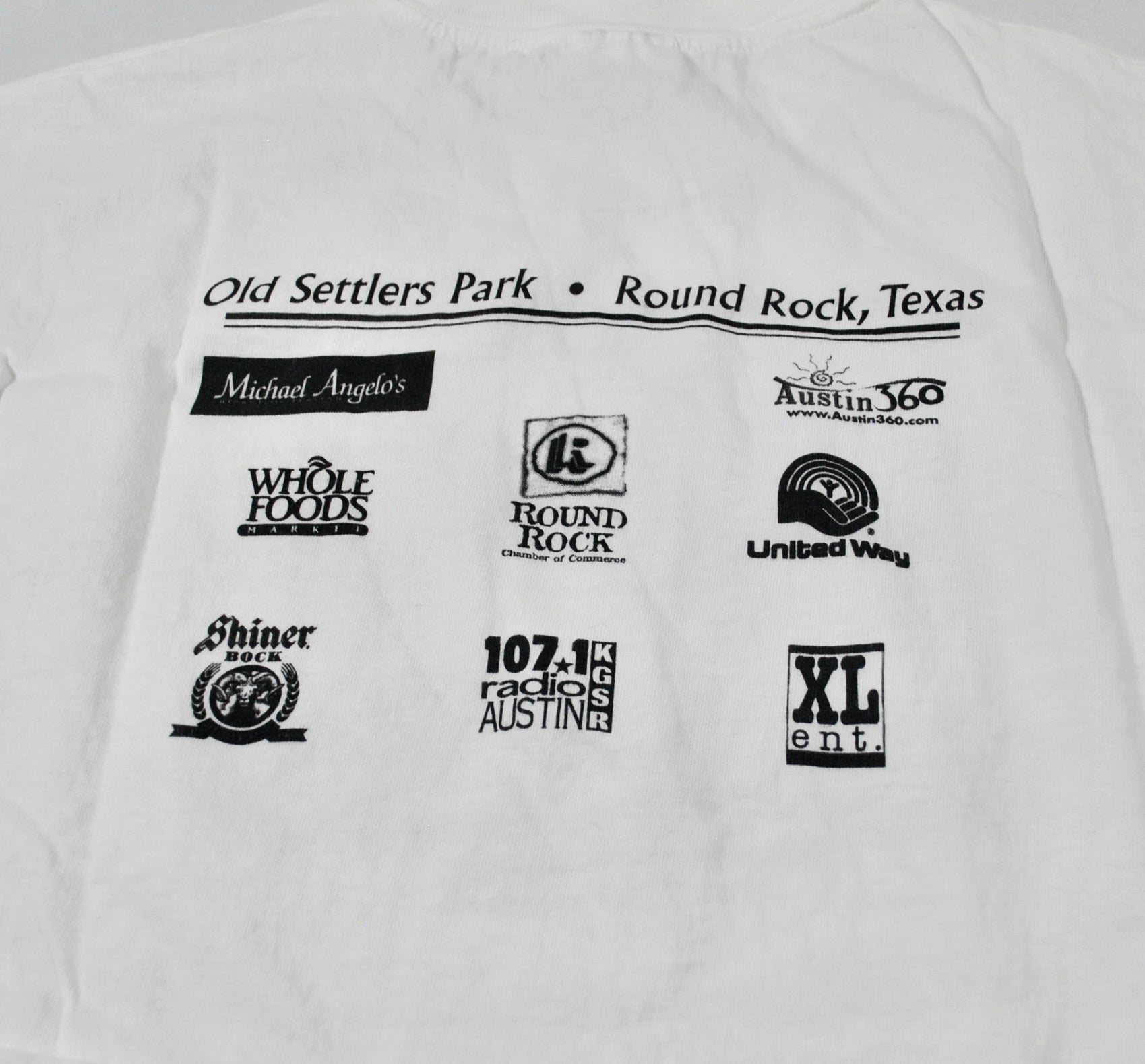 1998 - Yesterday's Attic: Old Settlers Music Festival Shirt - Large