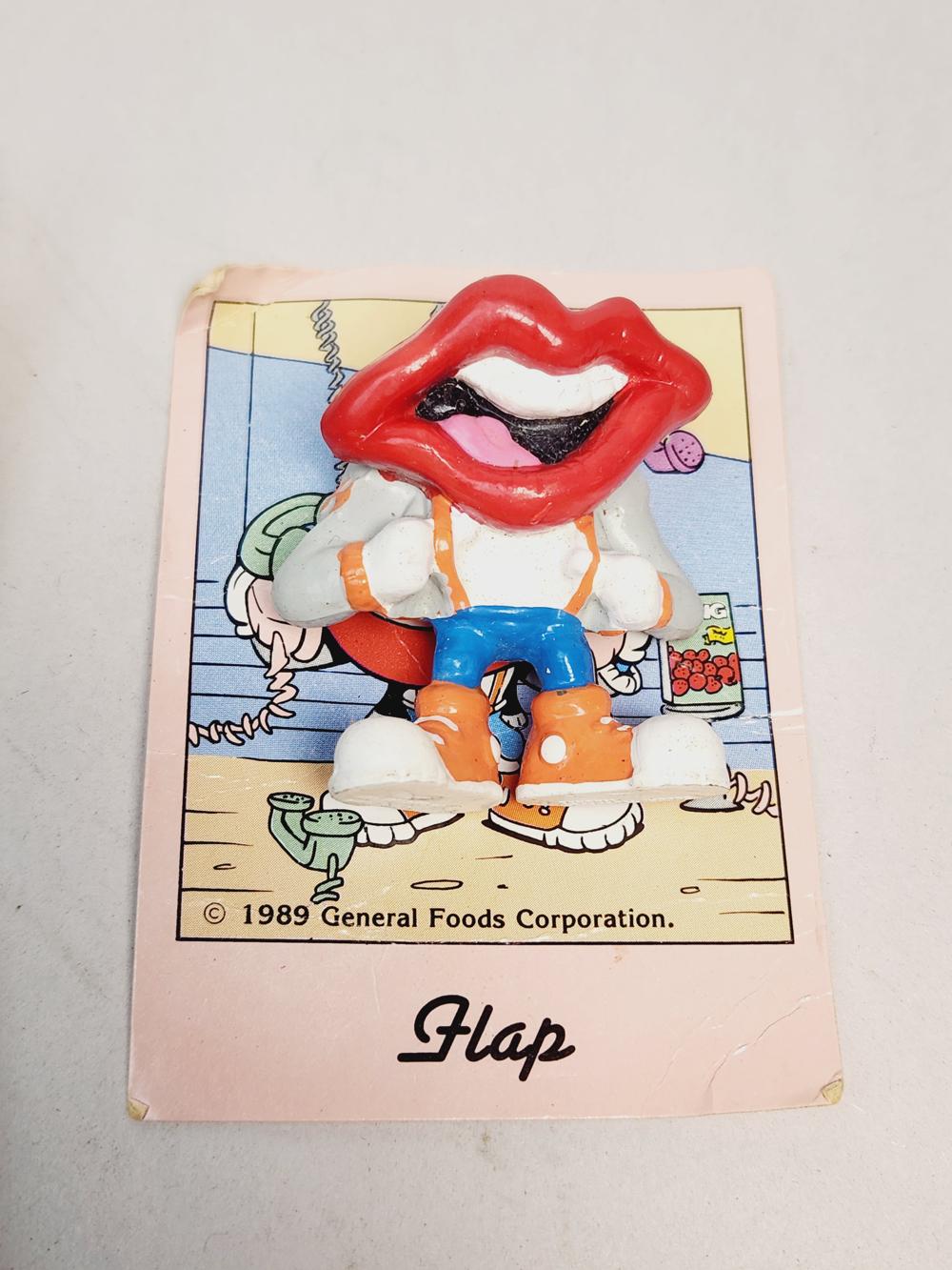 1989 - General Foods Tang Trio Figurine/Toy Set of 4 w/ Booklet & Cards