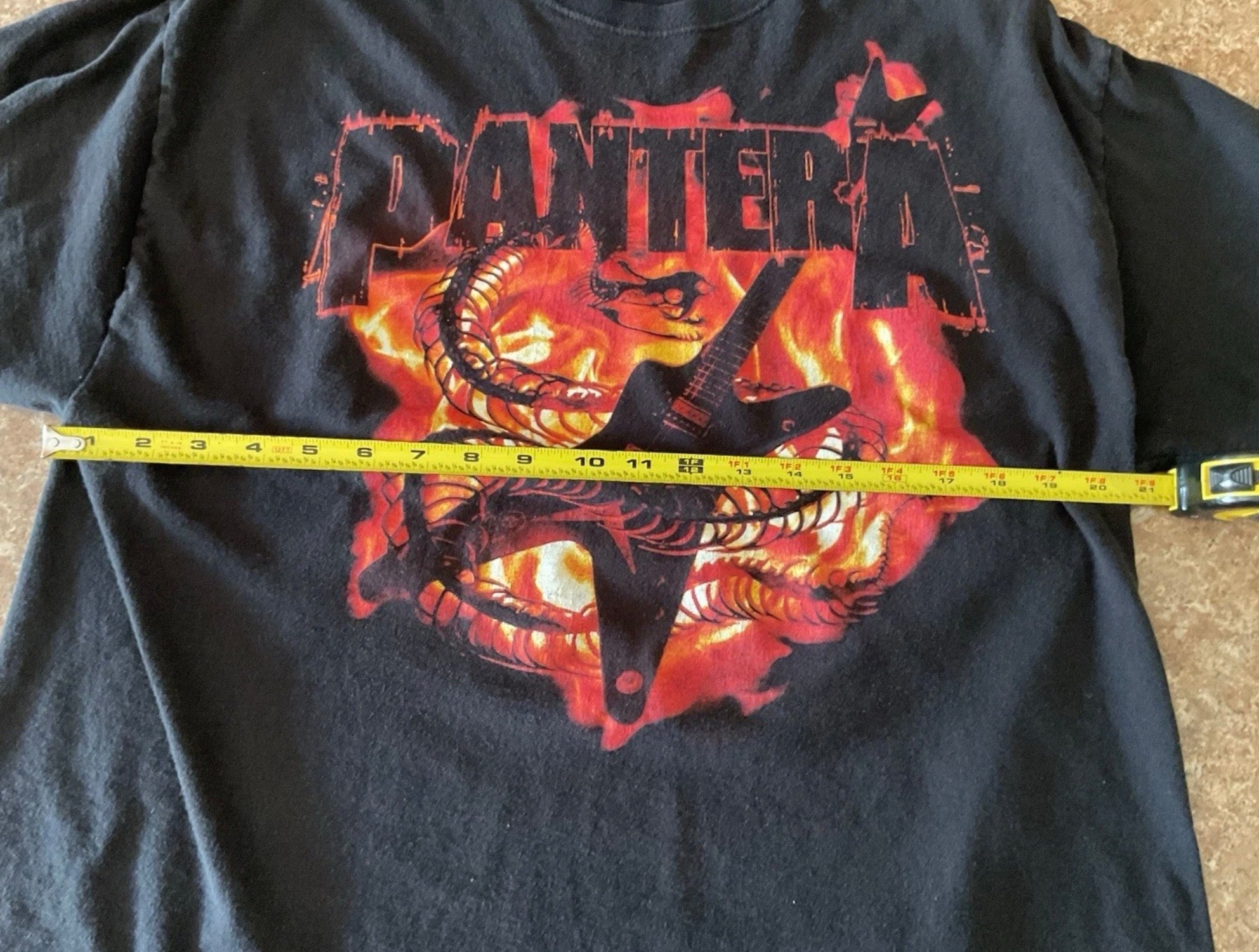 Pantera 2010 Conert T Shirt Adult XL Extra Large