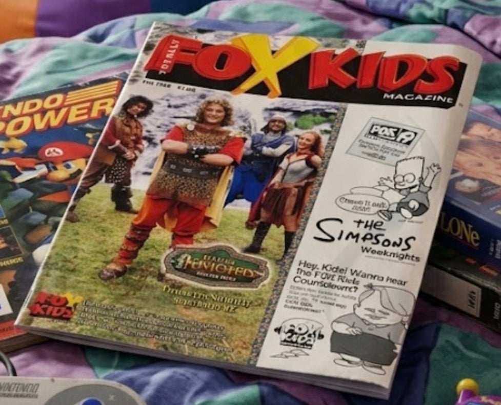 Fall 1998 Totally Fox Kids Club Network Magazine Mystic Knights