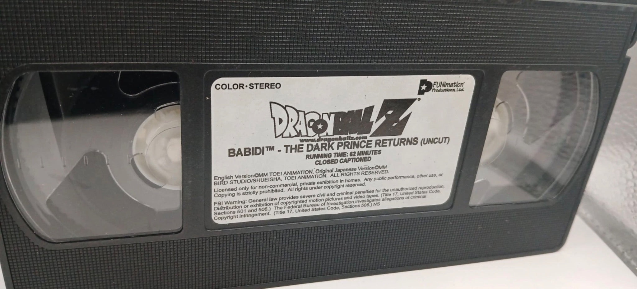 Dragon Ball Z - Babidi: The Dark Prince Returns (VHS, 2001, Uncut)