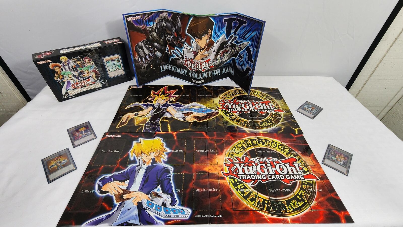 Konami Yugioh Yugi, Kaiba, Joey Gamemat w/ Token (LDK2-EN) Set of 6