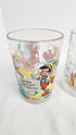 1996 - McDonald's 25th Anniversary Disney Glass Cup Lot of 3