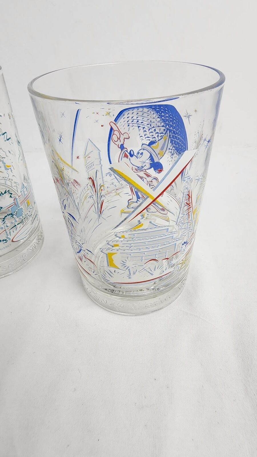 1996 - McDonald's 25th Anniversary Disney Glass Cup Lot of 3