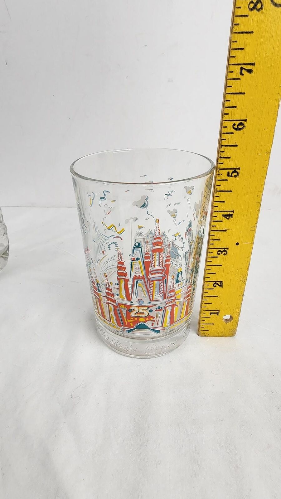 1996 - McDonald's 25th Anniversary Disney Glass Cup Lot of 3