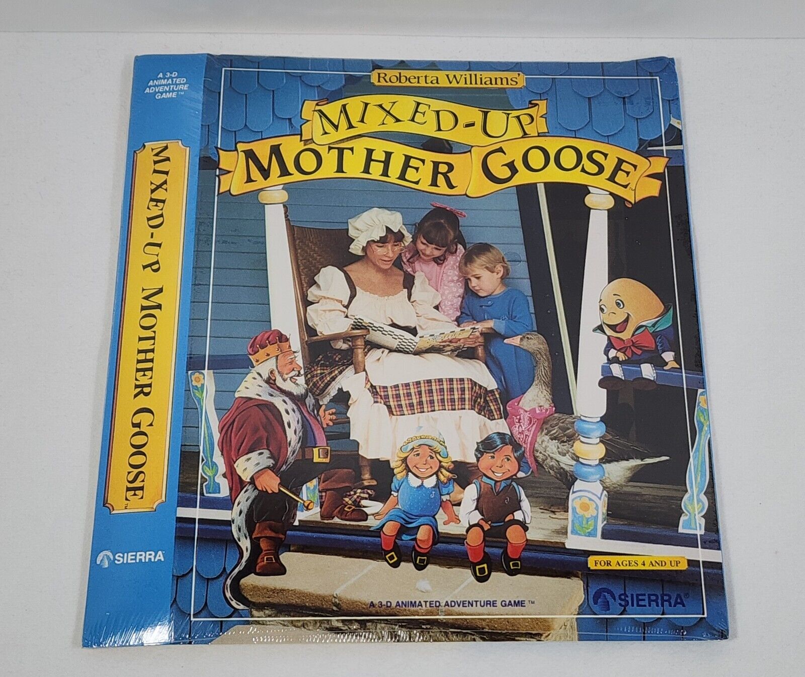 1987 - Mixed Up Mother Goose Sierra 3-D Animated Game IBM Roberta Williams SEALED