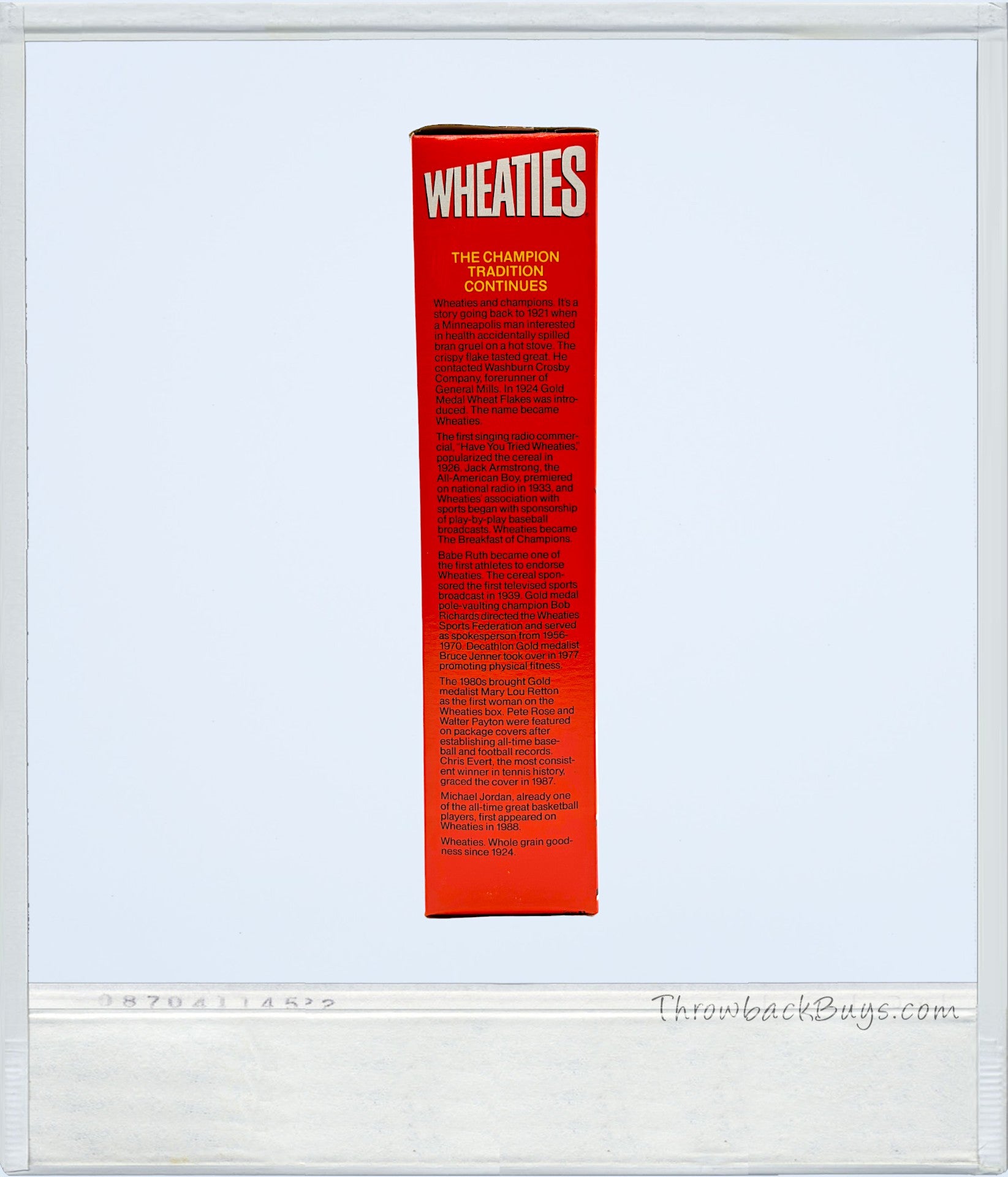 1993 - Wheaties Box Chicago Bulls 3Peat Collector's Edition - SEALED