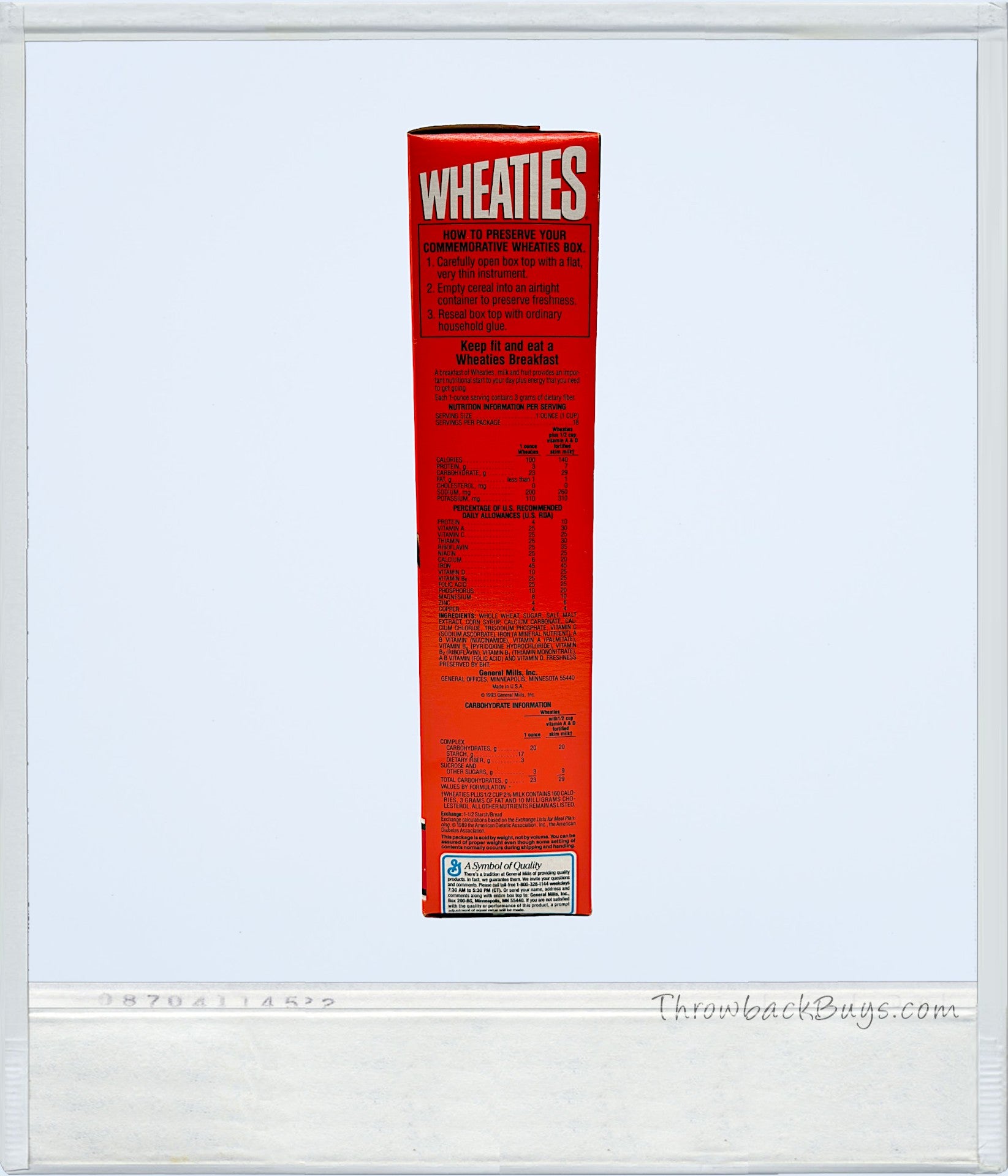 1993 - Wheaties Box Chicago Bulls 3Peat Collector's Edition - SEALED