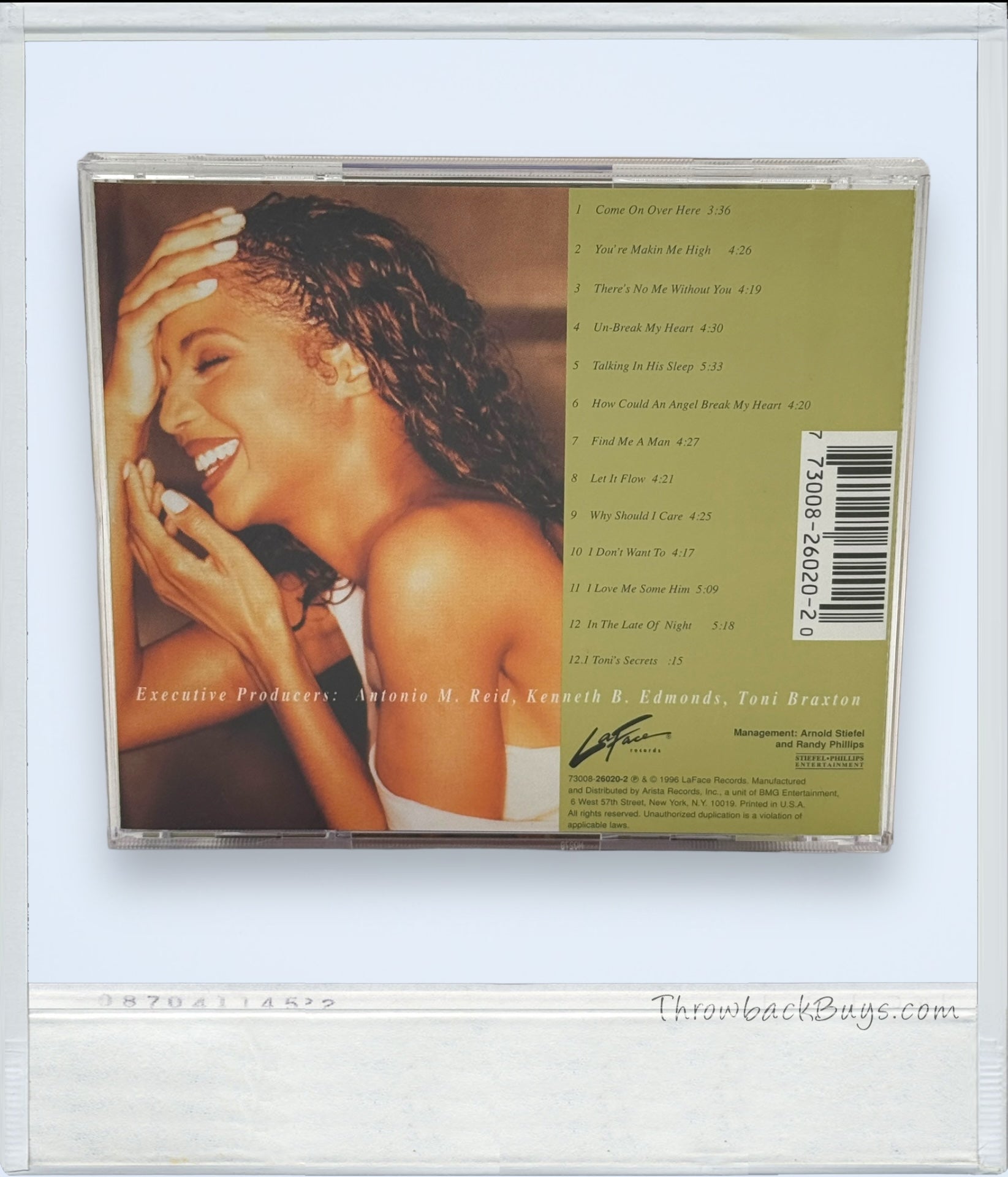 1996 - Tony Braxton: Secrets CD