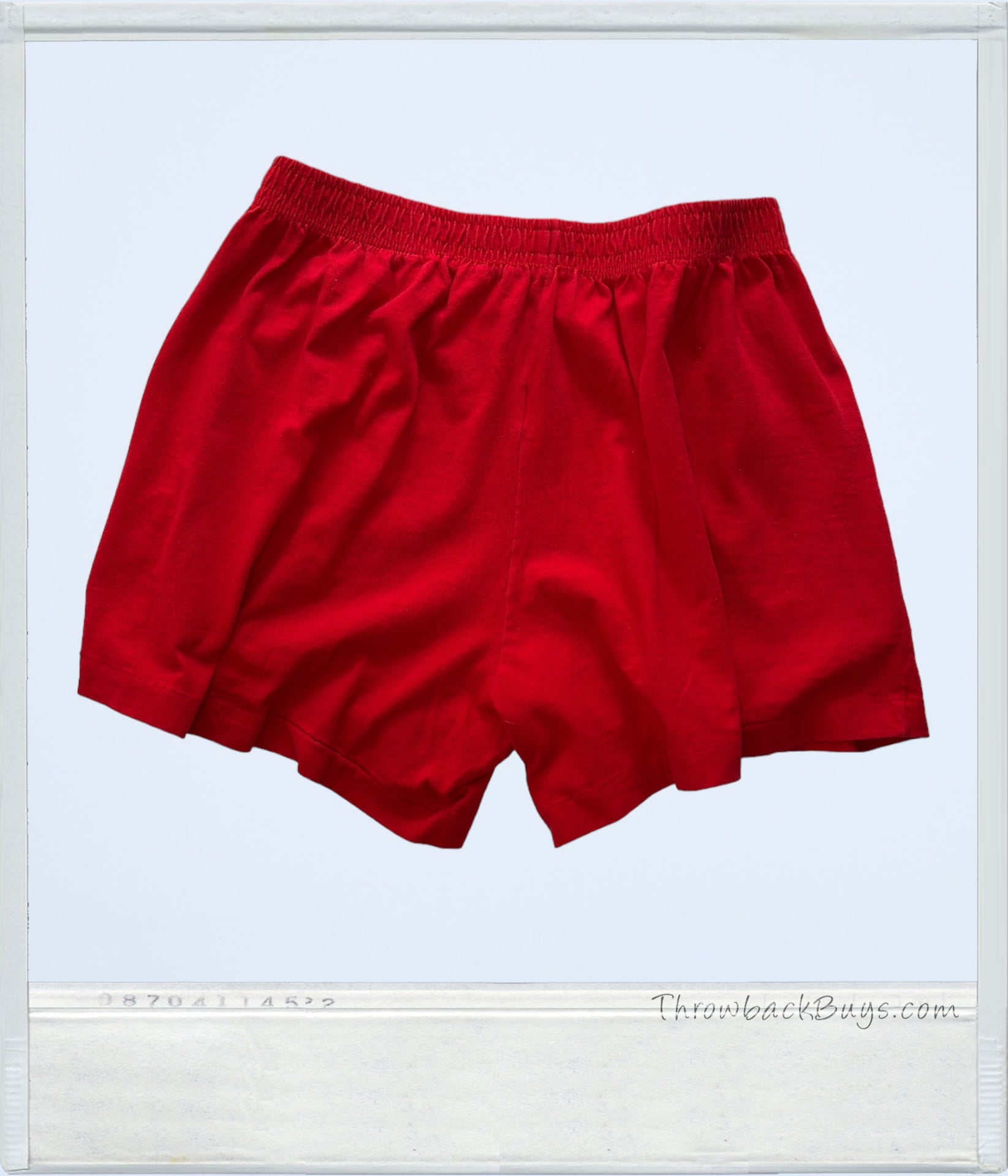 Vintage - Fruit of the Loom Womens Red Cotton Shorts