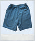 Vintage - Elastic High Waisted Medium Wash Denim Shorts Womens