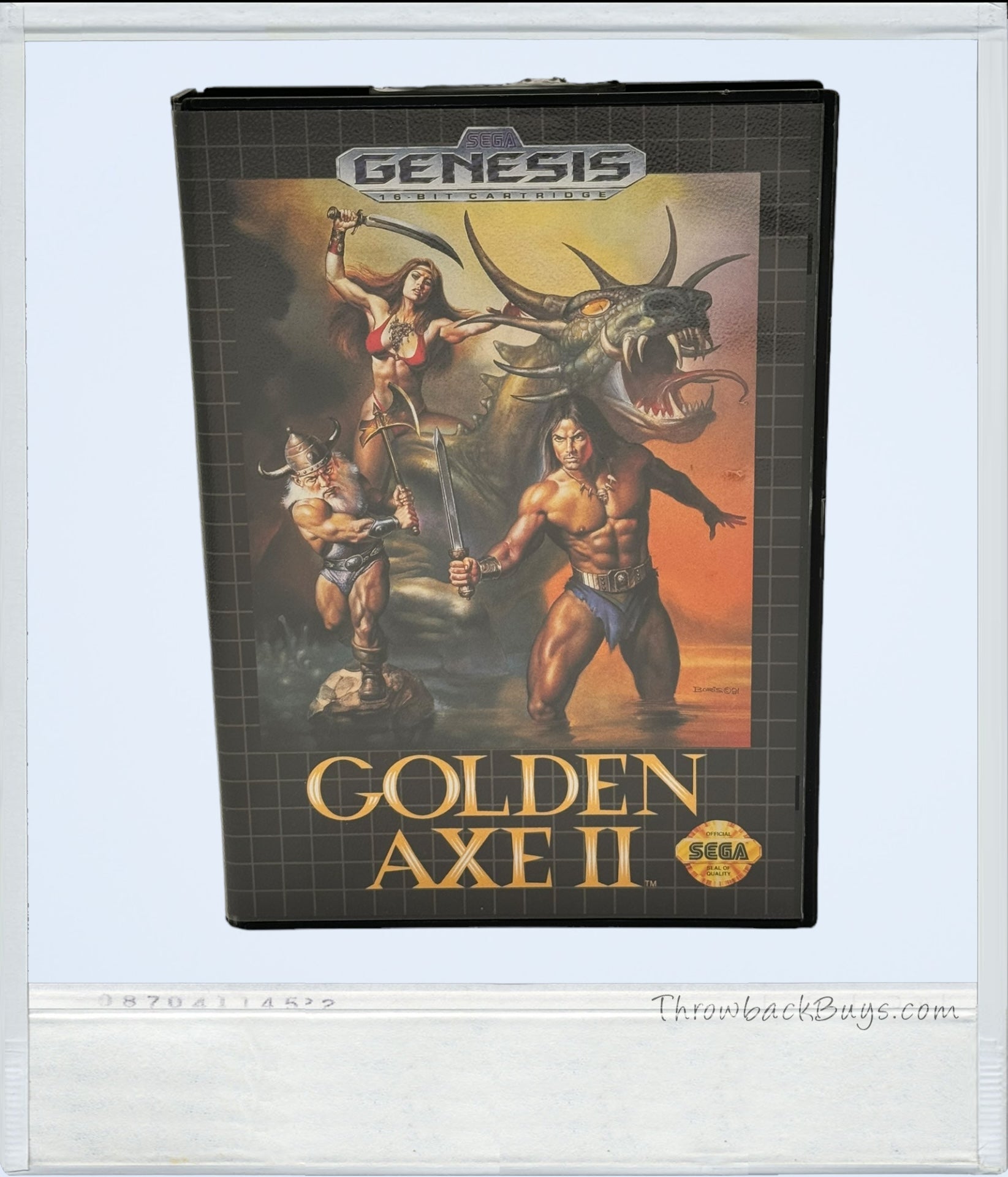 1991 - Golden Axe II Sega Genesis COMPLETE Game - RARE