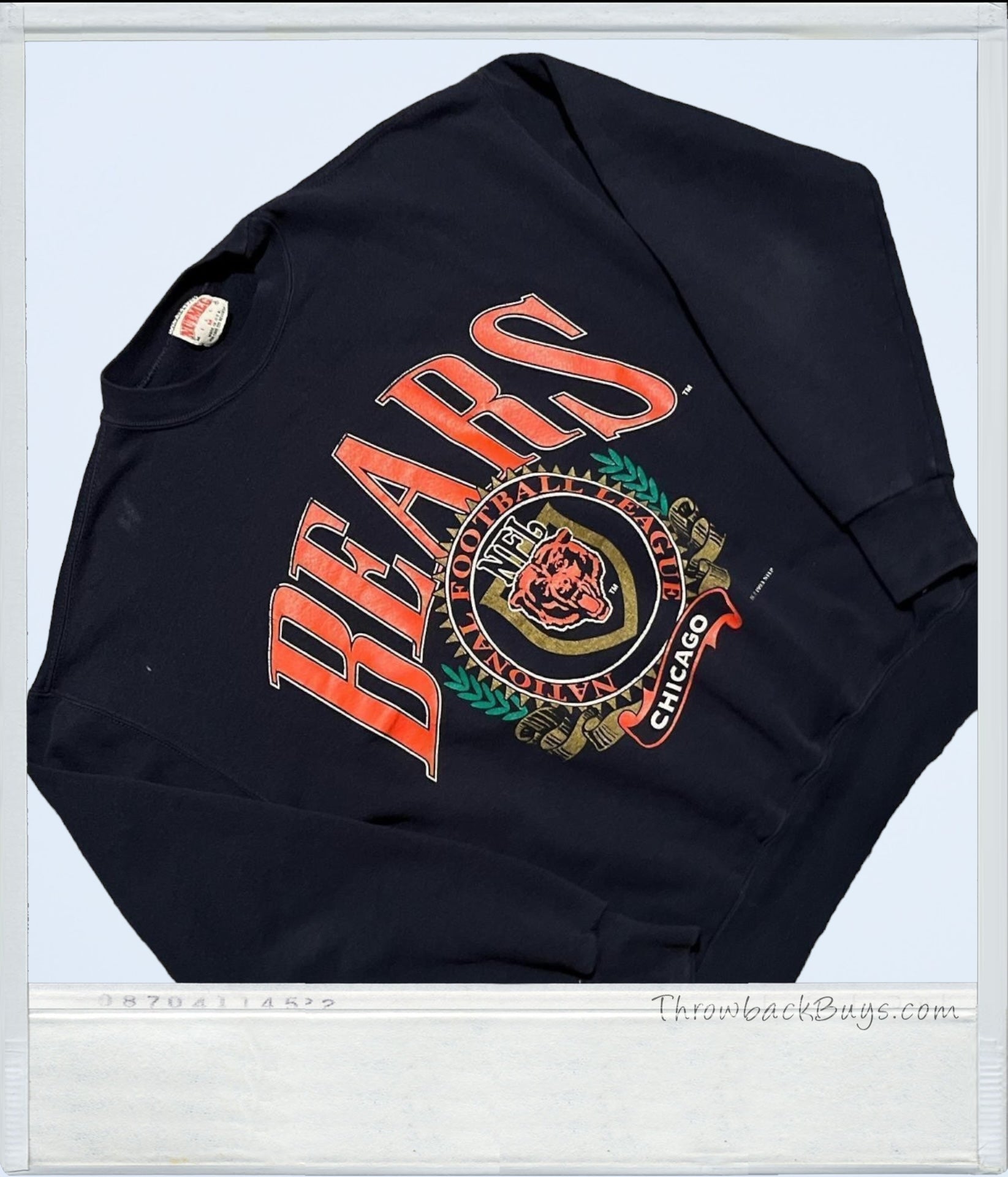 Vintage - Navy Chicago Bears 90s Crewneck