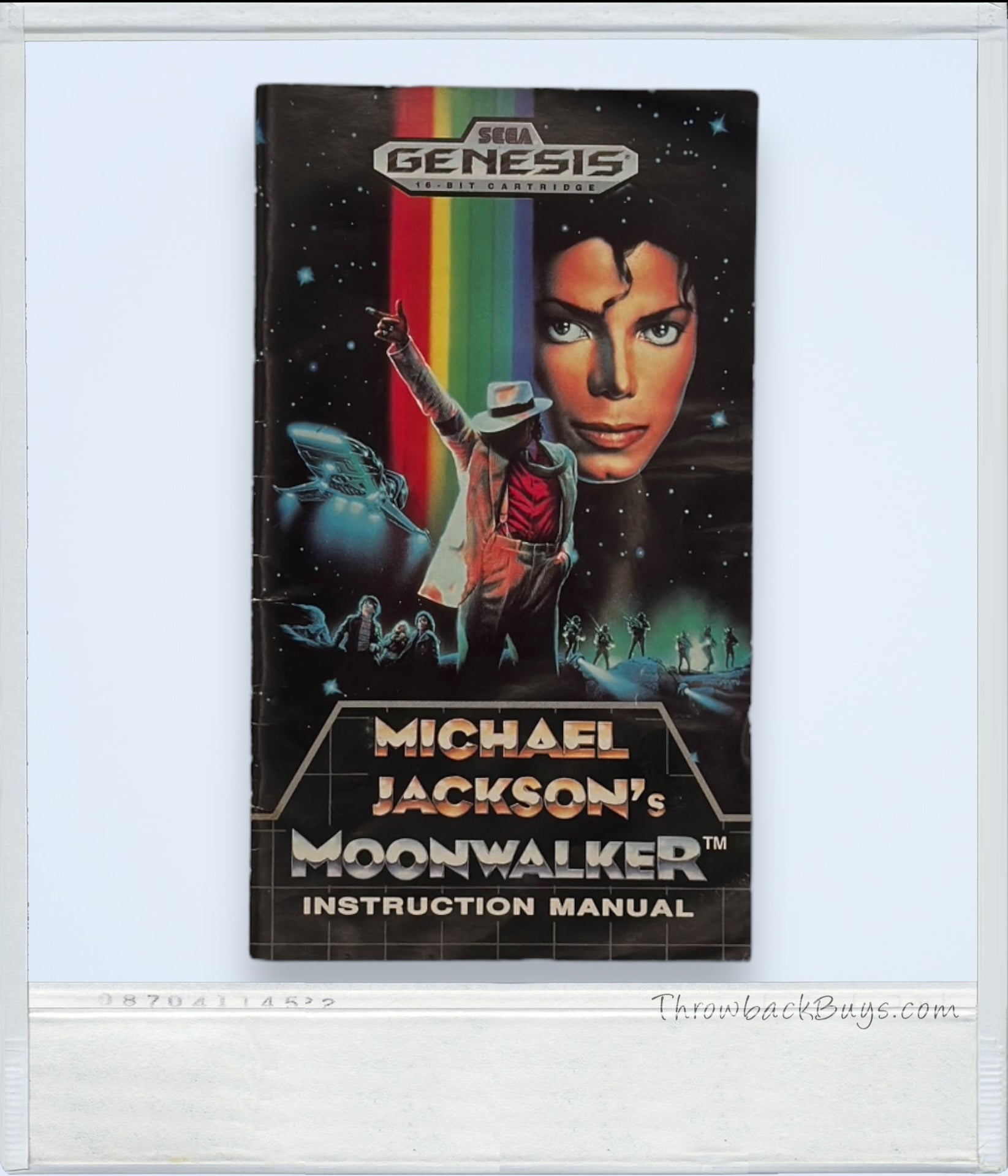 1990 - Michael Jackson's "Moonwalker" Sega Genesis Game, Complete In Box - RARE