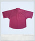 Vintage - Fuschia Pink Women's Button Up Blouse