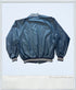 1990s - Auburn Sportswear x Panduit Navy Blue Bomber Jacket Nylon XL