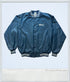 1990s - Auburn Sportswear x Panduit Navy Blue Bomber Jacket Nylon XL