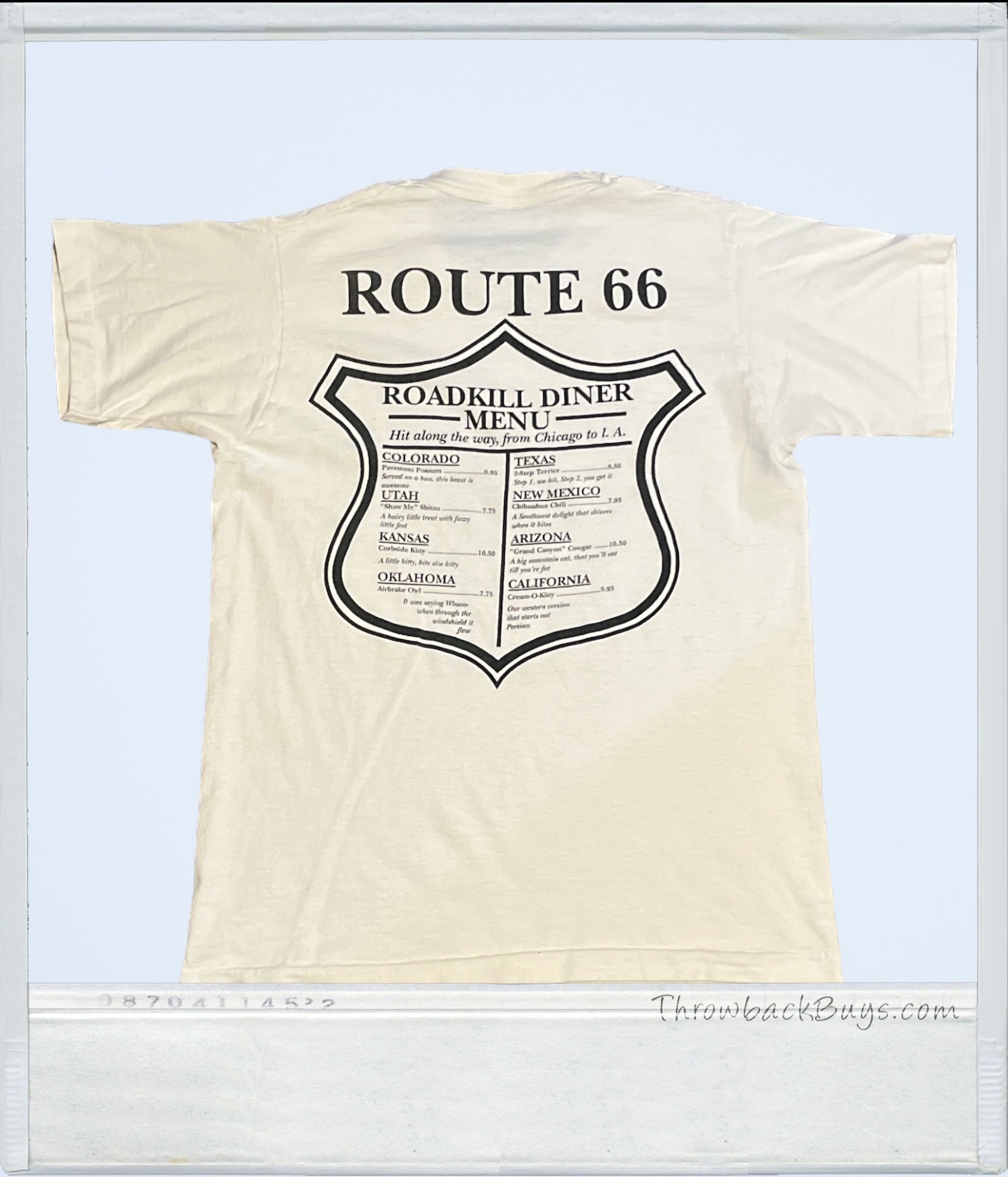 1990s - Roadkill Cafe Funny T-Shirt