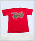 1990s - NHL Minnesota Wild Red & Green T-Shirt