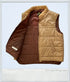 Vintage - Sears Outerwear Wome's Puffer Vest Jacket Tan Brown XL