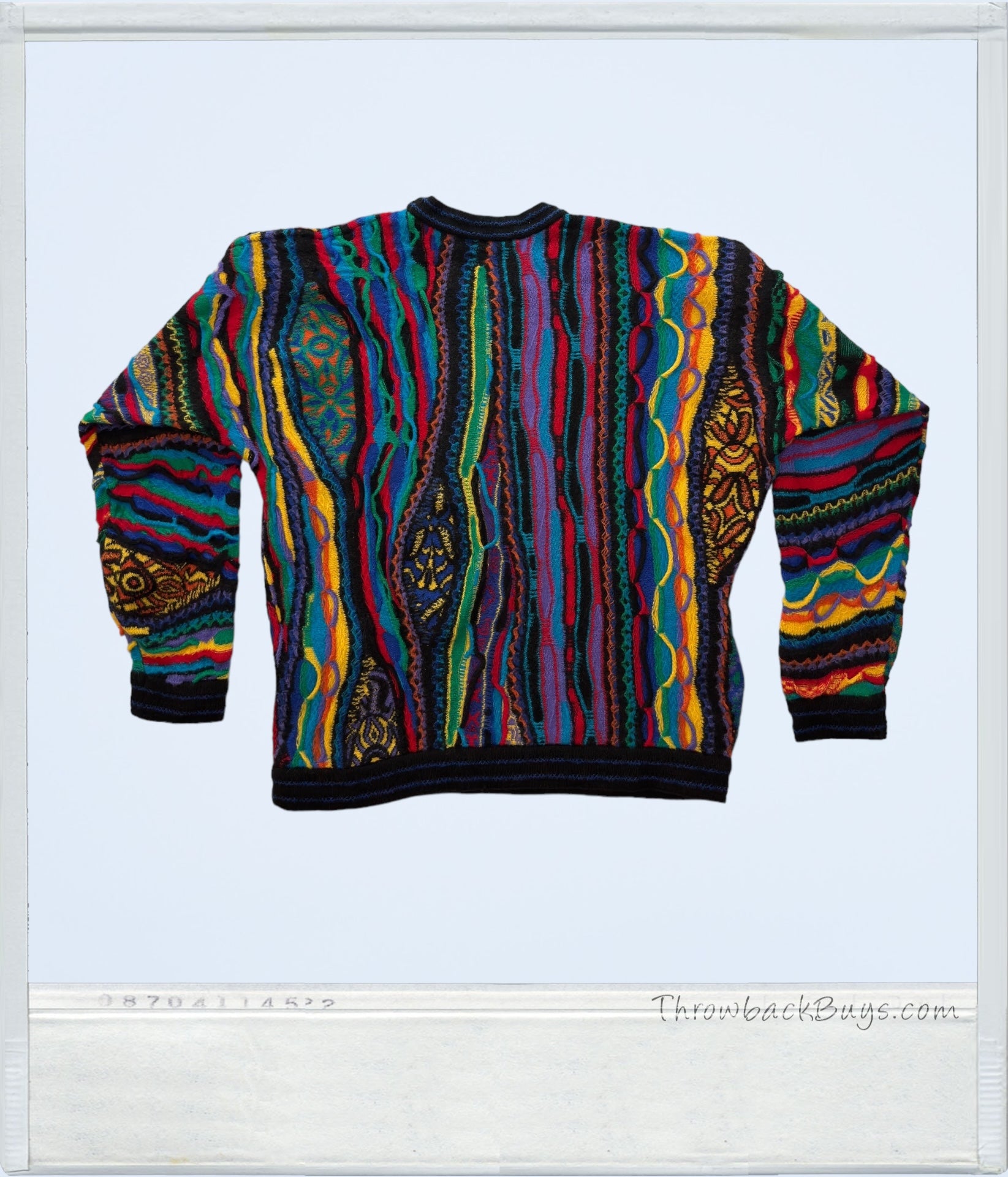 1990s - Coogi Australia Wool Knit Sweater Medium - RARE