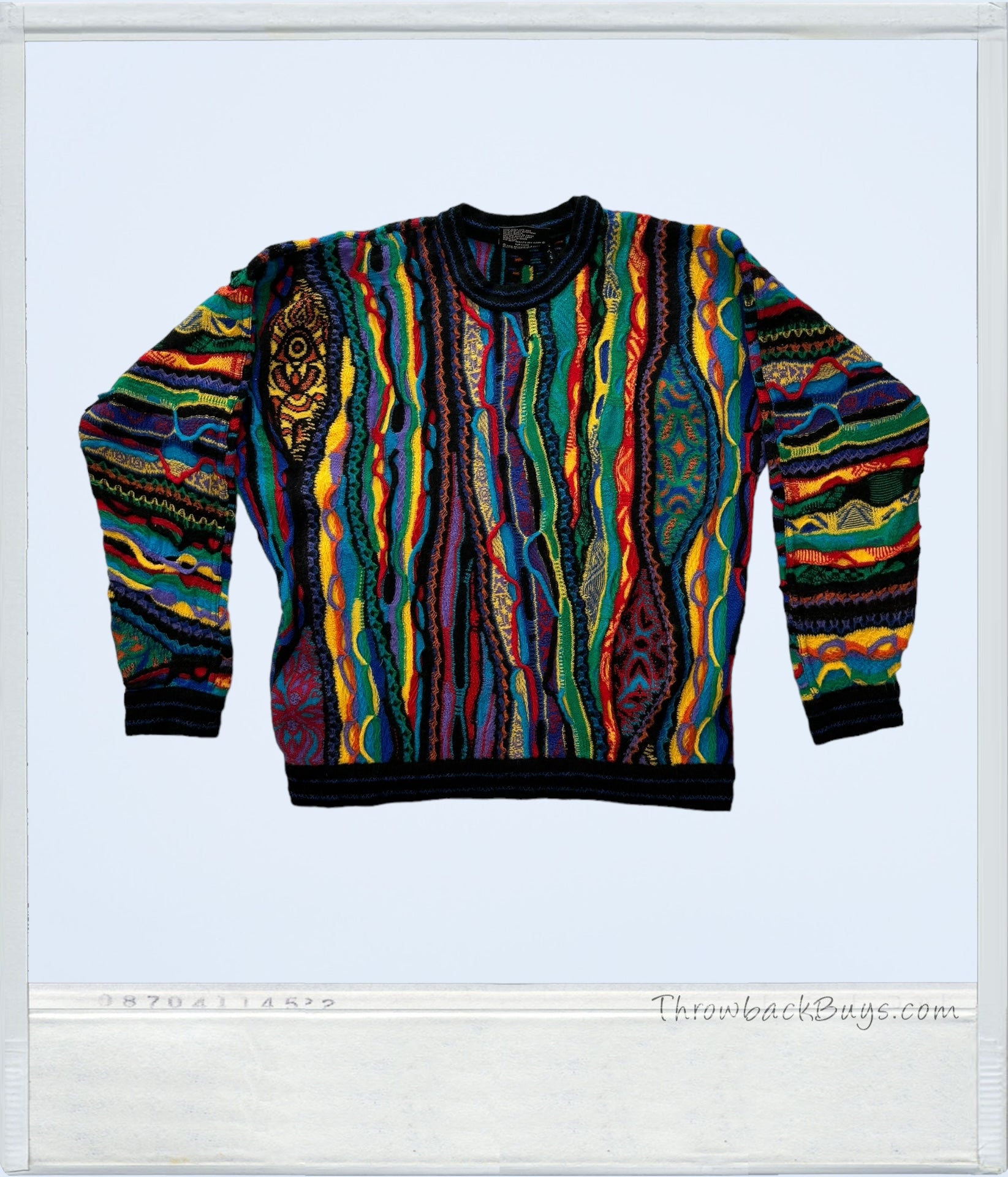 1990s - Coogi Australia Wool Knit Sweater Medium - RARE