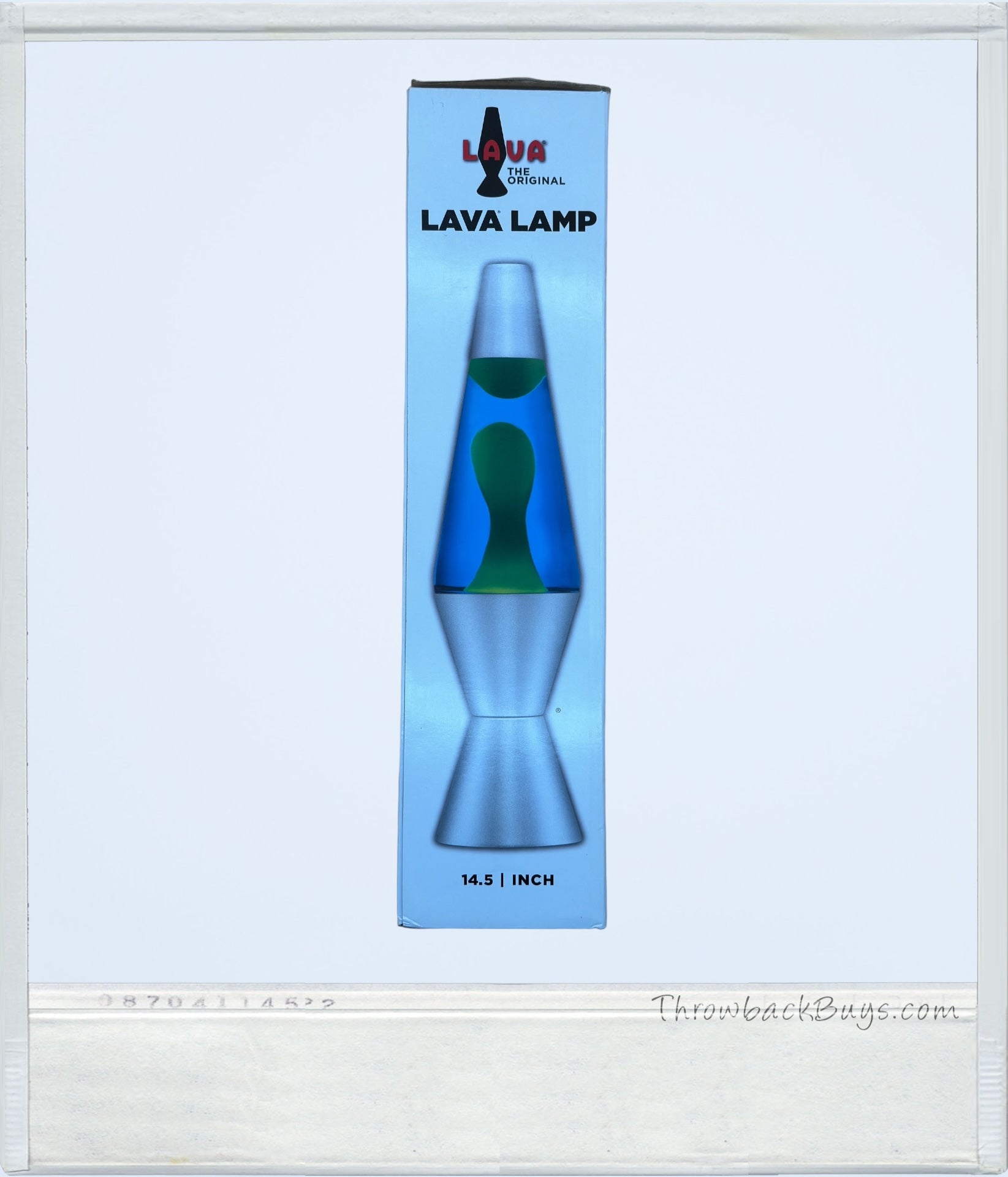 Vintage Style - Original Lava Lamp 14.5" Blue