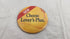 1989 - Pizza Hut New Cheese Lover's Pizza Disc Pin - 3", Yellow