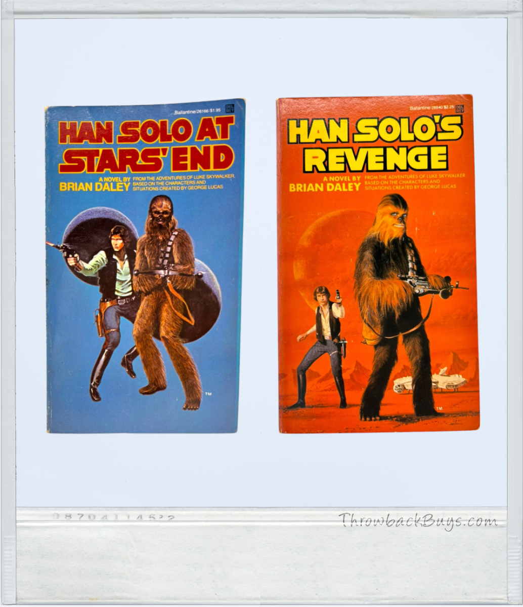 1981 & 1979 - Han Solo at Stars' End & Han Solo's Revenge Paperback Books - Rare