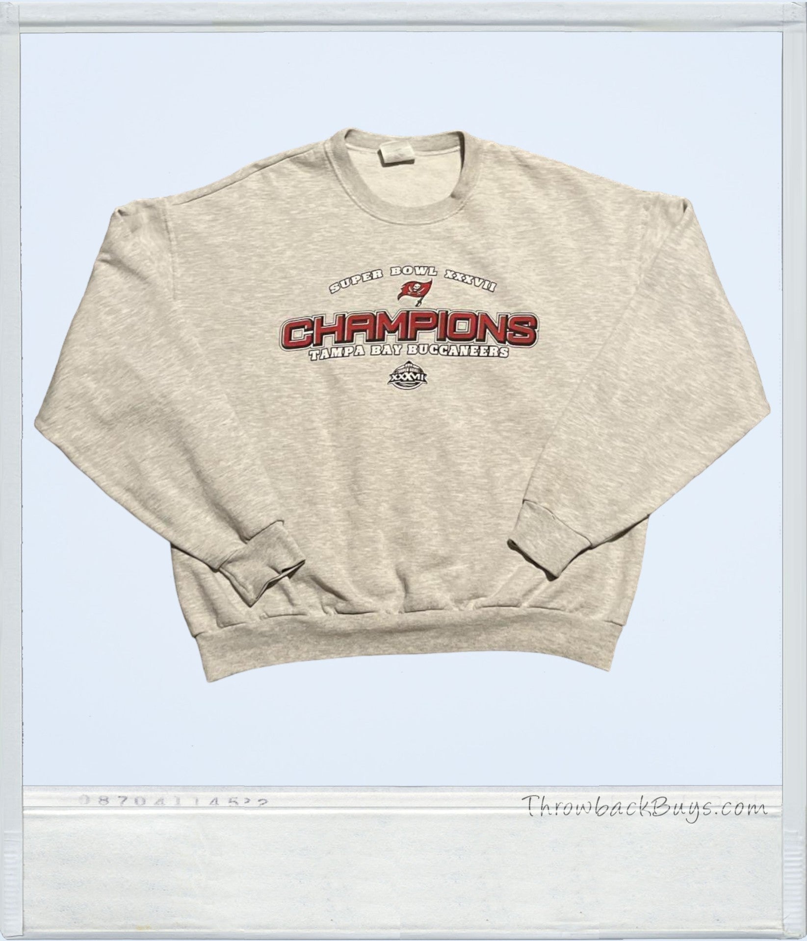 2002 - Tampa Bay Buccaneers Super Bowl Crewneck Sweatshirts